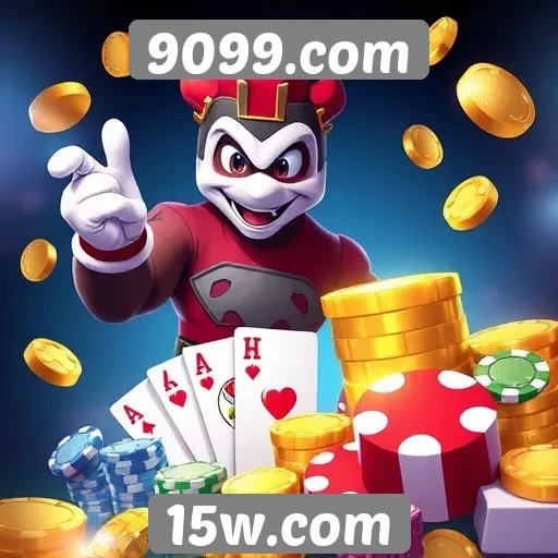 Diversidade de jogos disponíveis em 9099.com